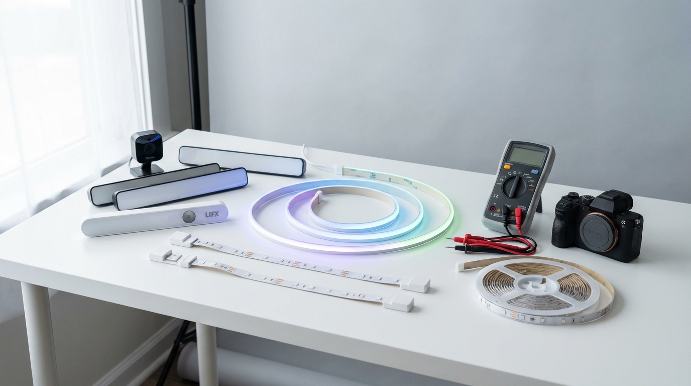 Comparatif Bandeaux LED Connectés : Philips Hue, Govee, LIFX et WiZ en Test